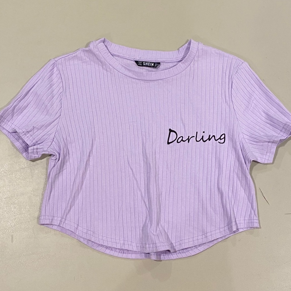 SHEIN Embroidered Crop Top
